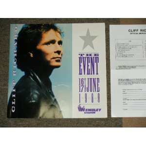 画像: CLIFF RICHARD - CONCERT PANFLET "THE EVENT 16TH ,17TH JUNE 1989"/ 1989 UK ORIGINAL Used Book 