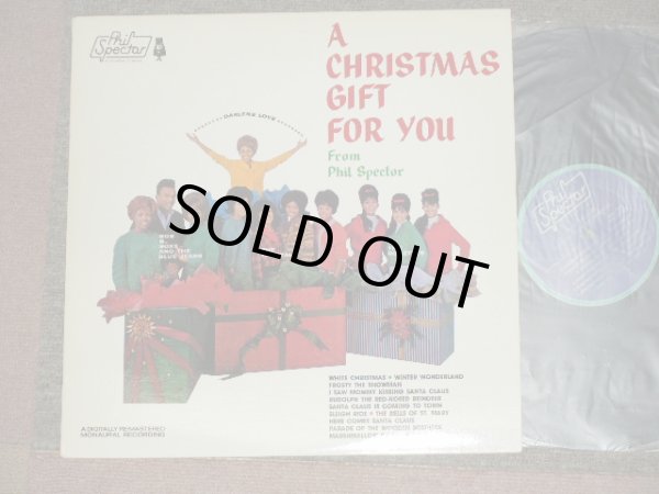 画像1:  VA ( CRYSTALS+RONETTES+DARLEN LOVE+More ) - A CHRISTMAS GIFT FOR YOU ( Ex++ / MINT- FEW SMALL LIGHT WARP on EDGE SIDE  )  / 1987  US reissue MONO Used LP  