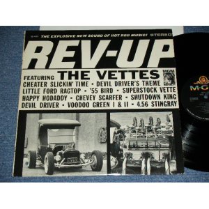 画像: THE VETTES - REV-UP ( Ex+++/MINT- )  / 1963 US ORIGINAL Stereo LP 