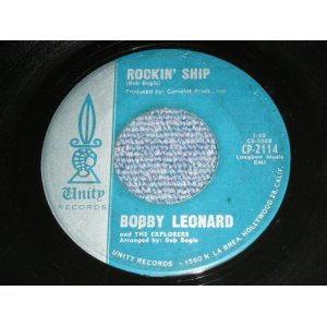 画像: BOBBY LEONARD ( Arranged by BOB BOGLE of THE VENTURES ) - PROJECT VENUS/ ROCKIN' SHIP   ( MOSS GREEN Label )/ 1960's US ORIGINAL Used 7"Single