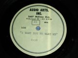 画像: DON LEE WILSON of THE VENTURES  -   I  WANT YOU TO WANT ME ( To The TUNE of "LITTLE BIT OF ACTION : ACCETATE TEST PRESS : UNRELEASED VERSION  ) / US ORIGINAL TEST PRESS : ACCETATE  8" Single 