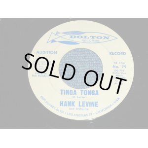 画像: HANK LEVINE - TINGA TONGA ( Produced by BOB REISDORFF ) / 1963 US AUDITION Label PROMO Used 7"SINGLE