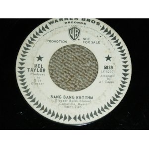 画像: MEL TAYLOR of The VENTURES - BANG BANG RHYTHM ( Ex/Ex )   / 1965 US ORIGINAL White Label Promo 7"SINGLE