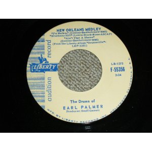 画像: EARL PALMER - NEW ORLEANS MEDLEY / 1961 US ORIGINAL Audition Label PROMO  Used 7"SINGLE