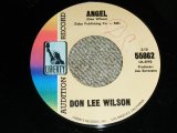 画像: DON LEE WILSON - ANGEL / NO MATTER WHAT SHAPE (YOUR STOMACH'S IN ) ( HALF CREDIT PRINTING  TITLE TYPE ) ( Ex/Ex ) / 1966 US ORIGINAL Audition Lbael Promo 7"SINGLE