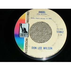 画像: DON LEE WILSON - ANGEL / NO MATTER WHAT SHAPE YOUR STOMACH'S IN ( FULL CREDIT PRINTING  TITLE TYPE )  / 1966 US ORIGINAL Audition Lbael Promo 7"SINGLE