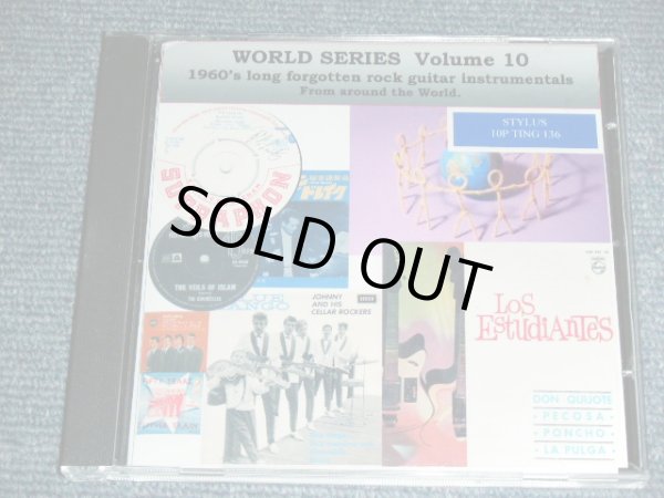 画像1: V.A. OMNIBUS - WORLD SERIES VOL.10 : 1960's LONG FORGOTTEN ROCK GUITAR INSTRUMENTALS From Around The World / 2012 EUROPE Limited Press by CD-R BRAND NEW CD-R  