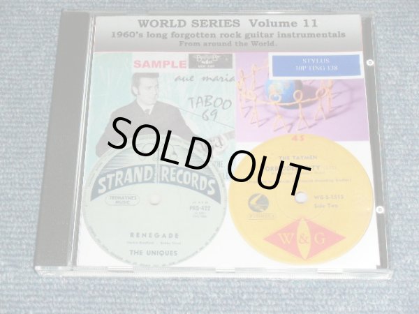 画像1: V.A. OMNIBUS - WORLD SERIES VOL.11 : 1960's LONG FORGOTTEN ROCK GUITAR INSTRUMENTALS From Around The World / 2012 EUROPE Limited Press by CD-R BRAND NEW CD-R  