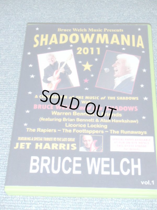 画像1: JET HARRIS  BRUCE WELCH - SHADOWMANIA 2011 VOL.1   ( DVD-R  ) / 2011 UK REGION Free PAL SYSTEM Brand New  DVD-R