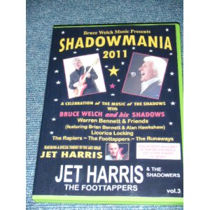 画像: JET HARRIS & THE SHADOWERS THE FOOTTAPPERS  - SHADOWMANIA 2011 VOL.3   ( DVD-R  ) / 2011 UK REGION Free PAL SYSTEM Brand New  DVD-R