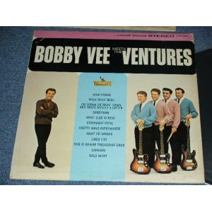 画像: THE VENTURES & BOBBY VEE - BOBBY VEE MEETS THE VENTURES ( Matrix Number  S1/S2 2  : Ex+/MINT- )  / 1963 US AMERICA ORIGINAL STEREO  Used  LP