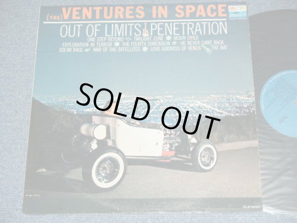 画像1: THE VENTURES - IN SPACE (  DARK BLUE with BLACK  Print Label ，Ｍａｔｒｉｘン# BLP-2027 SIDE ONE 1A/BLP-2027 SIDE TWO 1A  Ex+,Ex/Ex+ ) / 1964  US ORIGINAL DARK BLUE with BLACK Print Label  MONO Used LP 