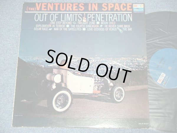 画像1: THE VENTURES - IN SPACE (  DARK BLUE with BLACK  Print Label ，Ｍａｔｒｉｘン# BLP-2027-1-SIDE 1/BLP-2027-1-SIDE-2  Ex+/Ex++ ) / 1964  US ORIGINAL DARK BLUE with BLACK Print Label  MONO Used LP 