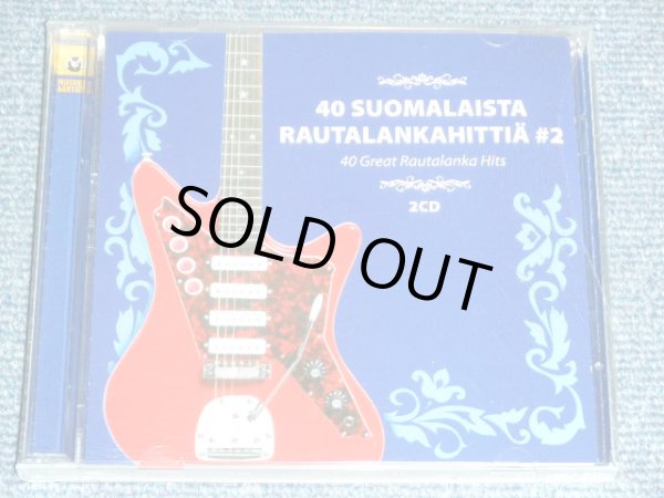 画像1: V.A. OMNIBUS - 40 SUOMALAISTA RAUTALANKAHITTIA #2 ( 40 GREATEST RAUTALANKA HITS ) /  FINLAND Brand New  SEALED 2CD 
