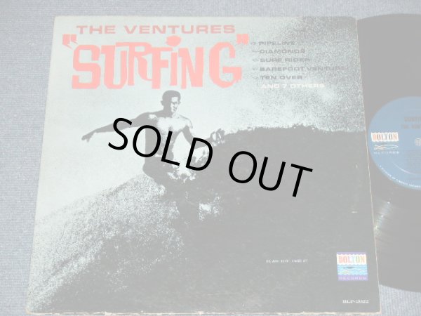 画像1: THE VENTURES - SURFING ( '63 US AMERICA ORIGINAL "DARK BLUE with BLACK Print  Label : Matrix Number BLP 2022- 1 SIDE1 /  BLP 2022-1 SIDE2  Ex++/E0++x ) / 1963 US ORIGINAL 1st Press"DARK BLUE with BLACK Print Label" MONO Used  LP 