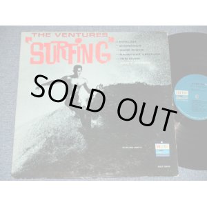 画像: THE VENTURES - SURFING ( '64 Version?  BLUE with BLACK Print  Label : Matrix Number BLP 2022- SIDE#1-(1-A)H/  BLP 2022-SIDE#2-(1-B)H :  Ex+/Ex ) / 1964 Version? US ORIGINAL MONO Used  LP 