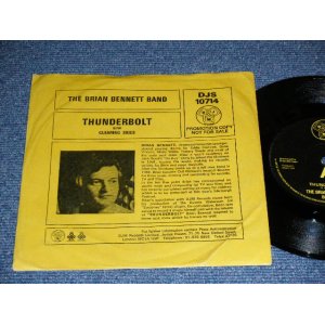 画像: The BRIAN BENNETT BAND of The SHADOWS - THUNDERBOLT  ( Ex+/Ex+++  ) / 1976 UK ENGLAND ORIGINAL Used 7" Single With PICTURE SLEEVE 