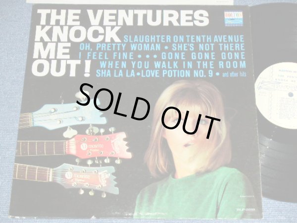 画像1: THE VENTURES - KNOCK ME OUT (  US AMERICA ORIGINAL "PROMO Audition Label :With "TOMORROW'S LOVE" Version :  Matrix Number BLP 2033- 1  /  BLP 2033-2  : Ex+++/MINT- ) / 1965 US ORIGINAL "PROMO Audition Label " MONO Used  LP 