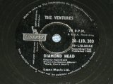 画像: THE VENTURES - DIAMOND HEAD / LONELY GIRL  / 1964 INDIA ORIGINAL Used 10" 78 rpm SP 