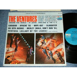 画像: THE VENTURES - ON STAGE ( Matrix # A)BST-8035-1/B)BST8035-2 ; Blue with Black Print Label: Ex+,Ex/Ex++ Looks:Ex-,Ex++ Looks: Ex+ ) / 1965  US AMERICA  ORIGINAL STEREO Used   LP