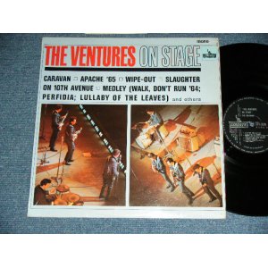 画像: THE VENTURES - ON STAGE ( Matrix # A) 1/B) 1 ; Black with Silver Print Label: Ex+,Ex+/Ex+++ ) / 1965 UK ENGLAND  ORIGINAL MONO Used   LP