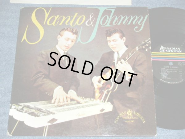 画像1: SANTO & JOHNNY - SANTO & JOHNNY ( DEBUT ALBUM included SLEEP WALK :Ex+/Ex+ Looks:Ex-)/ 1961 Version US AMERICA 2nd Press 'With COLOR LINE Label' MONO Used LP