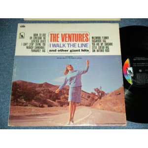 画像: THE VENTURES - I WALK THE LINE (aka Play COUNTRY CLASSICS) ( Second Cover Design : Matrix # A:BST 8023-1 /B) BST 8023-1  ; Ex+,VG/Ex++ Looks:MINT- ) / 1970 Version? US AMERICA ORIGINAL 'Second 2nd Press COVER' "LIBERTY Jacket & LIBERTY Lavel" STEREO Used LP 