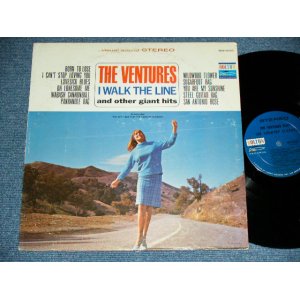 画像: THE VENTURES - I WALK THE LINE (aka Play COUNTRY CLASSICS) ( Second Cover Design : Matrix # A:BST 8023-1 SIDE 1 /B) BST 8023-1 SIDE 2  ; Ex/Ex++ Looks:Ex+ ) / 1965 Version? US AMERICA ORIGINAL 'Second 2nd Press COVER' "DARK BLUE With BLACK PRINT Lavel" STEREO Used LP 
