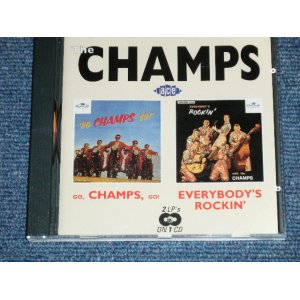 画像: THE CHAMPS- GO CHAMPS GO + EVERYBODY'S ROCKIN' ( 2 in 1 )  / 1993  UK ENGLAND   ORIGINAL "BRAND NEW"  CD 