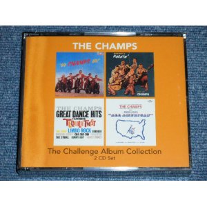 画像: THE CHAMPS- THE CHALLENGE ALBUM COLLECTION ( 4 in 2 ) / 1997 US AMERICA  ORIGINAL "BRAND NEW SEALED" 2-CD 