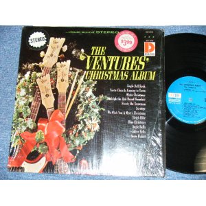 画像: THE VENTURES -  CHRISTMAS ALBUM ( Matrix Number A) -1/B) -2  MINT-/Ex+++  )  /  1966 US AMERICA Version "Blue with BLACK  Print Label" STEREO Used LP 