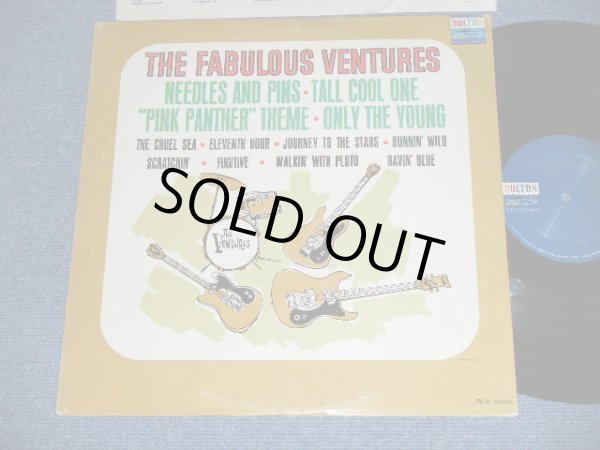 画像1: THE VENTURES - THE FABULOUS VENTURES ( Matrix # A)BLP-2029 -1-SIDE 1/ B)BLP-2029-1-SIDE 2 ; DARK BLUE with SILVER Print Label:  Ex+/Ex+++) / 1964  US AMERICA  ORIGINAL "1st press Label" MONO Used   LP