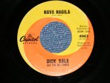画像: DICK DALE and THE DEL-TONES -  HAVA NAGILA : KING OF THE SURF GUITAR  ( Ex+++/Ex+++ ) / 1963 US AMERICA ORIGINAL Used 7" Single