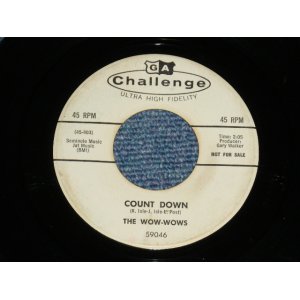 画像: The WOW-WOWS - COUNT DOWN : RICHMOND RALLY ( Ex/VG+++)  / 1960s US  ORIGINAL "White Label Promo" Used  7" Single
