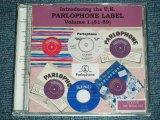 画像: V.A. OMNIBUS - INTRODUCING THE U.K. PARLOPHONELABEL Vol.1 (51-59)  (NEW )  /  2015  EU  "Brand New"  CD-R 