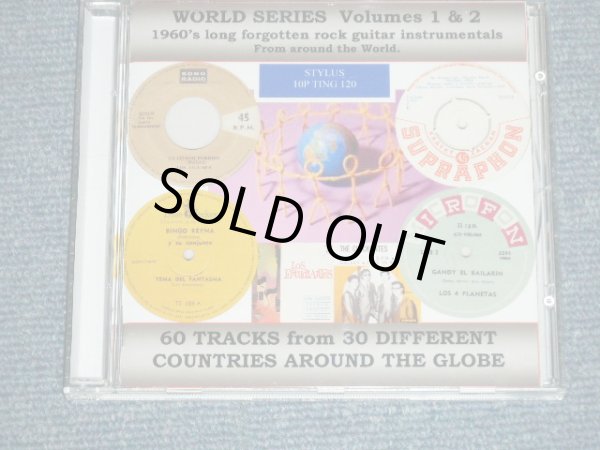 画像1: V.A. OMNIBUS - WORLD SERIES VOL.1 & 2 : 1960's LONG FORGOTTEN ROCK GUITAR INSTRUMENTALS From Around The World / 2011 EUROPE Limited Press by CD-R BRAND NEW 2 CD-R  