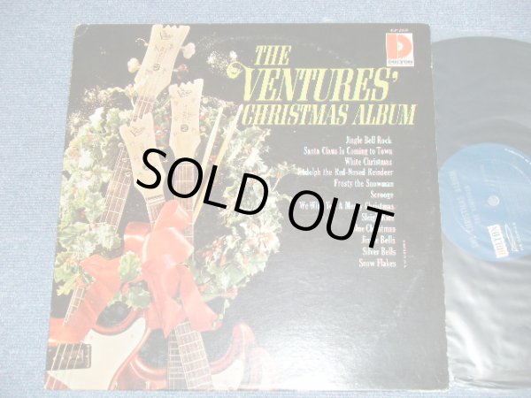 画像1: THE VENTURES -  CHRISTMAS ALBUM ( Matrix Number A)１ SIDE-1/B) 2 SIDE-2 ) (Ex++/Ex++: EDSP)  /  1965 US AMERICA Version "'DARK BLUE with SILVER PRINT LABEL" MONO Used LP 