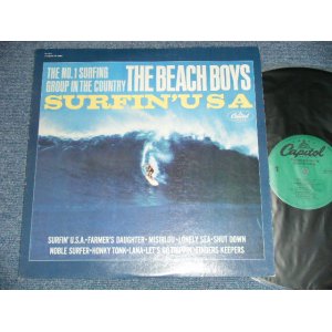 画像: The BEACH BOYS - SURFIN' USA (10 TRACKS)  ( Ex+++/MINT- ) / 1980's US AMERICA "GREEN Label"  REISSUE UsedLP