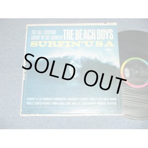 画像: The BEACH BOYS - SURFIN' USA :Chuck Berry Credit  (D2 #2//D 1 #3) ( Ex-/Ex++ Looks:Ex+++ EDSP, Tear OFC) / 1963 US AMERICA ORIGINAL "BLACK with RAINBOW Label" MONO Used LP