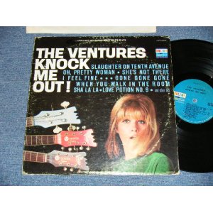 画像: THE VENTURES - KNOCK ME OUT (Without or NONE "TOMORROW'S LOVE" Version) (Matrix Number BST-8033-1 Re/  BST-8033-2) ( Ex/Ex++ : WOL, WOBC / 1965 US ORIGINAL "BLUE with BLACK BLACK Print Label" STEREO Used  LP 