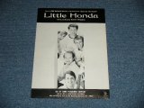 画像: The BEACH BOYS - LITTLE HONDA / 1964 US AMERICA ORIGINAL Used SHEET MUSIC 