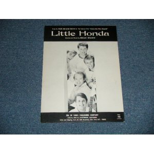 画像: The BEACH BOYS - LITTLE HONDA (Ex+++)  / 1964 US AMERICA ORIGINAL Used SHEET MUSIC 