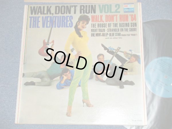 画像1: THE VENTURES - WALK DON'T RUN VOL.2  (Matrix # A) BLP-2031-1  US PAT #RE 23-946 GB PA #713,418   B) BLP-2031-2  US PAT #RE 23-946) (Ex++/Ex+++ )   / 1964 US AMERICA ORIGINAL 1st Press "SWEAT SIRT Version"  2nd Press "BLUE with BLACK PRINT Label" MONO Used LP 