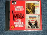 画像: THE VENTURES - ANOTHER SMASH + THE COLORFUL ( 2 in 1 ) (MINT/MINT ) / 1994  UK& EU  USED   CD  MINT-/MINT