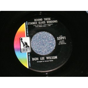 画像: DON LEE WILSON -  BEHIND THESE STAINED GLASS WINDOWS ; HEY THERE SUNSHINE  (Ex+ Looks:Ex+++/Ex+ Looks:Ex+++)  / 1967 US ORIGINAL Used  7"SINGLE