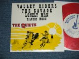 画像: THE QUIETS - VALLEY RIDERS : THE SAVAGE : LONELY MAN : SILVERY MOON (MINT-/MINT-) / 1984 FINLAND ORIGINAL "RED WAX Vinyl" Used 7" EP