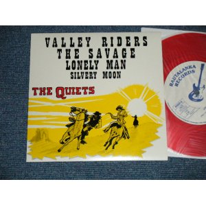 画像: THE QUIETS - VALLEY RIDERS : THE SAVAGE : LONELY MAN : SILVERY MOON (MINT-/MINT-) / 1984 FINLAND ORIGINAL "RED WAX Vinyl" Used 7" EP
