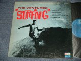 画像: THE VENTURES - SURFING (  '64 Version DARK BLUE with BLACK Print  Label )( MATRIX #   A) 　 BLP 2022 1B   　B)    BLP 2022  1A   ) (Ex++/Ex+++)  / 1964 Version US ORIGINAL  "BLUE with BLACK Print Label" STEREO Used  LP 