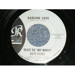 画像: DARLENE LOVE - A) WAIT TIL' MY BOBBY GETS HOME  B) TAKE IT FROM ME (Ex++/Ex+) / 1963 US AMERICA  ORIGINAL "BLUE LABEL" Used 7" SINGLE 