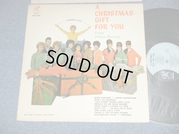 画像1:  VA ( CRYSTALS+RONETTES+DARLEN LOVE+More ) - A CHRISTMAS GIFT FOR YOU ( Ex / Ex A-5:JUMP )  /1964  US AMERICA Original 1st Press "BLUE LABEL" MONO Used LP  